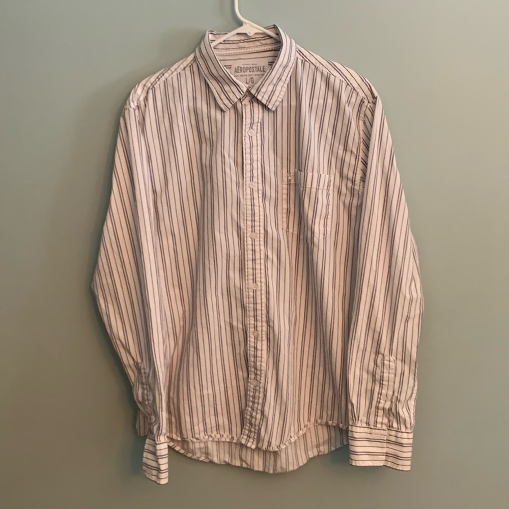 Men’s Aeropostale long sleeve, button down shirt size large